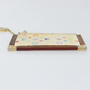 LOUIS VUITTON Monogram Multicolor Pochette Cles Purse White M92655 Auth 153418-6