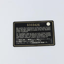 CHANEL COCO Mark Pouch Caviar Skin Black Gold CC Auth 153420-12