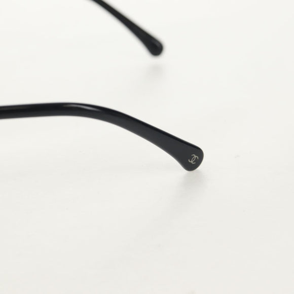 CHANEL COCO Mark Sunglasses metal Silver tone 4244 CC Auth 153421M