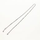 CHANEL COCO Mark Sunglasses metal Silver tone 4244 CC Auth 153421M-22