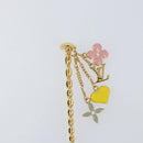 LOUIS VUITTON Sweet Monogram Pick Cheveux Hair Pin metal Gold M65847 Auth 153424-3