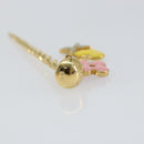 LOUIS VUITTON Sweet Monogram Pick Cheveux Hair Pin metal Gold M65847 Auth 153424-8