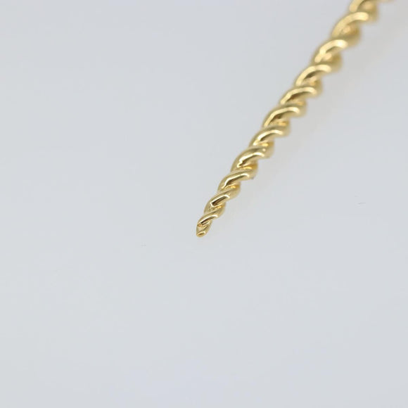 LOUIS VUITTON Sweet Monogram Pick Cheveux Hair Pin metal Gold M65847 Auth 153424