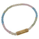 LOUIS VUITTON Bra Rubbed Keep It Bracelet Leather Pink MP188E LV Auth 153425-1