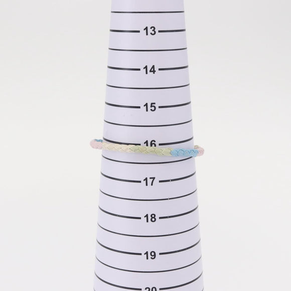 LOUIS VUITTON Bra Rubbed Keep It Bracelet Leather Pink MP188E LV Auth 153425