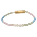 LOUIS VUITTON Bra Rubbed Keep It Bracelet Leather Pink MP188E LV Auth 153425-3