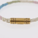 LOUIS VUITTON Bra Rubbed Keep It Bracelet Leather Pink MP188E LV Auth 153425-6