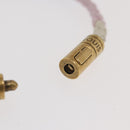 LOUIS VUITTON Bra Rubbed Keep It Bracelet Leather Pink MP188E LV Auth 153425-9