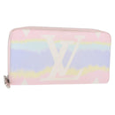 LOUIS VUITTON Monogram Escal Zippy Wallet Long Wallet Pink M69110 LV Auth 153426-1