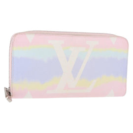 LOUIS VUITTON Monogram Escal Zippy Wallet Long Wallet Pink M69110 LV Auth 153426