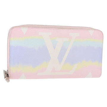 LOUIS VUITTON Monogram Escal Zippy Wallet Long Wallet Pink M69110 LV Auth 153426