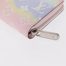 LOUIS VUITTON Monogram Escal Zippy Wallet Long Wallet Pink M69110 LV Auth 153426-17