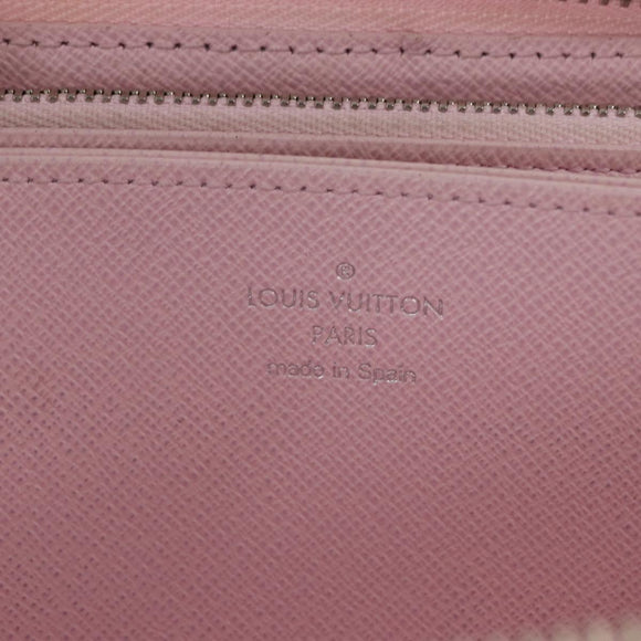 LOUIS VUITTON Monogram Escal Zippy Wallet Long Wallet Pink M69110 LV Auth 153426
