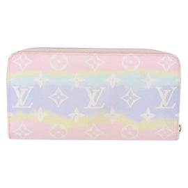 LOUIS VUITTON Monogram Escal Zippy Wallet Long Wallet Pink M69110 LV Auth 153426 - 0