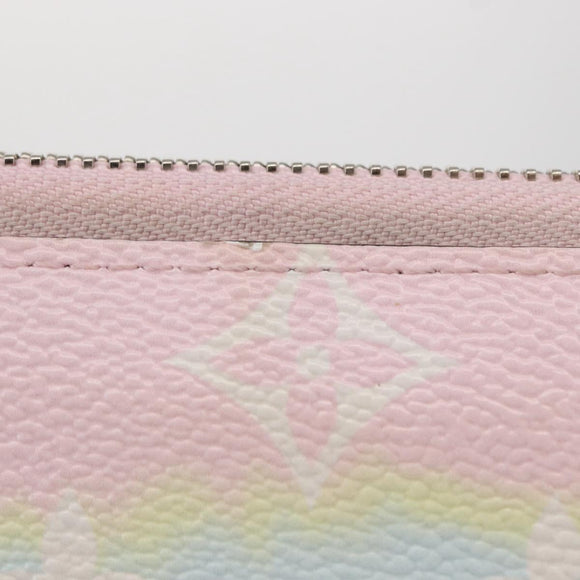 LOUIS VUITTON Monogram Escal Zippy Wallet Long Wallet Pink M69110 LV Auth 153426