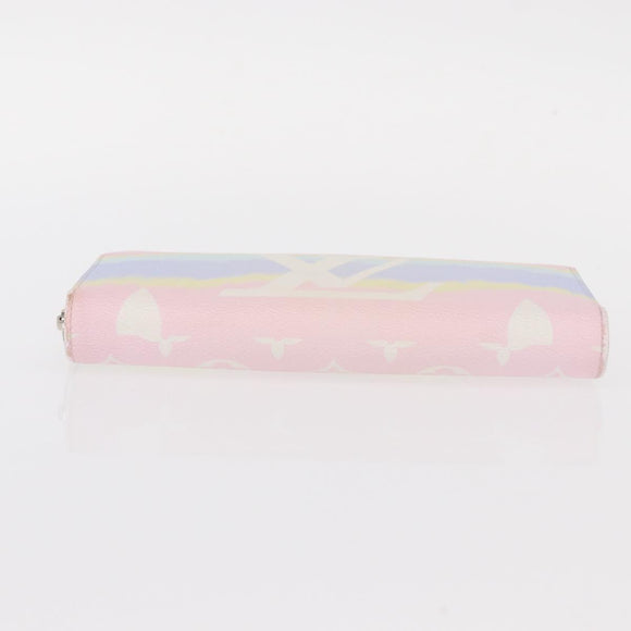 LOUIS VUITTON Monogram Escal Zippy Wallet Long Wallet Pink M69110 LV Auth 153426