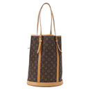 LOUIS VUITTON Monogram Bucket GM Shoulder Bag M42236 LV Auth 153431-1