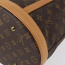 LOUIS VUITTON Monogram Bucket GM Shoulder Bag M42236 LV Auth 153431-9