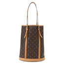 LOUIS VUITTON Monogram Bucket GM Shoulder Bag M42236 LV Auth 153431-13