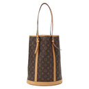LOUIS VUITTON Monogram Bucket GM Shoulder Bag M42236 LV Auth 153431-2