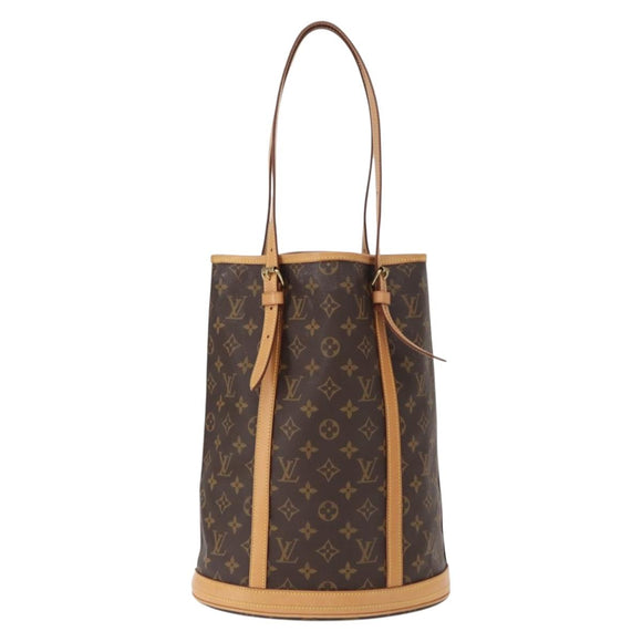 LOUIS VUITTON Monogram Bucket GM Shoulder Bag M42236 LV Auth 153431