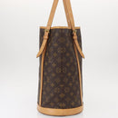 LOUIS VUITTON Monogram Bucket GM Shoulder Bag M42236 LV Auth 153431-3