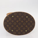 LOUIS VUITTON Monogram Bucket GM Shoulder Bag M42236 LV Auth 153431-5