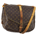 LOUIS VUITTON Monogram Saumur 30 Shoulder Bag M42256 LV Auth 153435-1