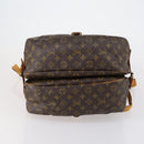 LOUIS VUITTON Monogram Saumur 30 Shoulder Bag M42256 LV Auth 153435-5