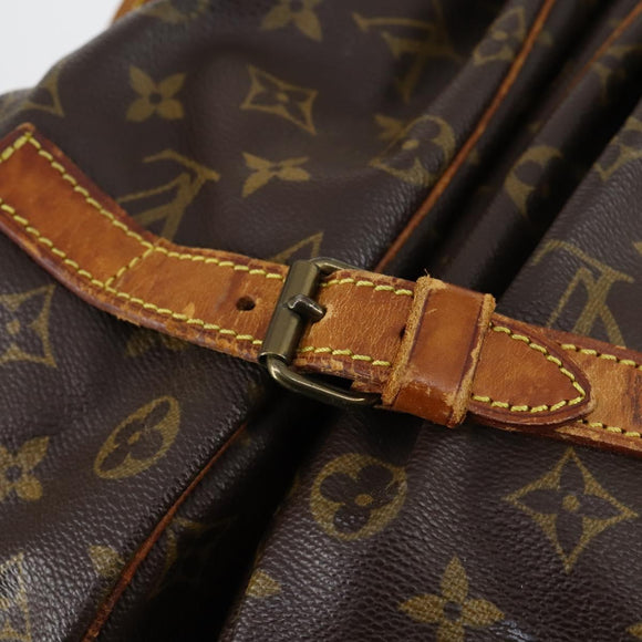 LOUIS VUITTON Monogram Saumur 30 Shoulder Bag M42256 LV Auth 153435