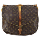 LOUIS VUITTON Monogram Saumur 30 Shoulder Bag M42256 LV Auth 153435-13