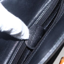 GUCCI Bamboo Hand Bag Leather 2way Black Gold 002 2058 0508 0 Auth 153437-24