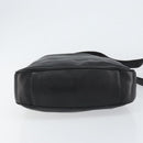 GUCCI Bamboo Hand Bag Leather 2way Black Gold 001 14 1638 Auth 153439-5