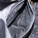 GUCCI Bamboo Hand Bag Leather 2way Black Gold 001 14 1638 Auth 153439-11