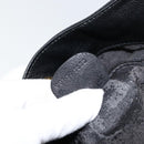 GUCCI Bamboo Hand Bag Leather 2way Black Gold 001 14 1638 Auth 153439-12