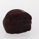 PRADA Pouch Nylon 3 Set Black Pink Orange Auth 153442-4