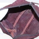 PRADA Pouch Nylon 3 Set Black Pink Orange Auth 153442-8