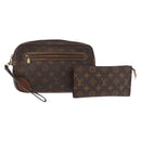 LOUIS VUITTON Monogram Pouch 2 Set LV Auth 153443-1