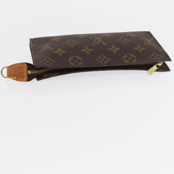 LOUIS VUITTON Monogram Pouch 2 Set LV Auth 153443