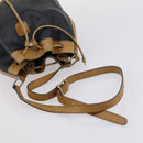 CELINE Shoulder Bag Leather 2 Set Black Auth 153444-13