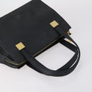 CELINE Shoulder Bag Leather 2 Set Black Auth 153444-5