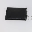 GUCCI GG Supreme Wallet Leather 4 Set Black Beige Auth 153445-15