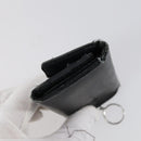 GUCCI GG Supreme Wallet Leather 4 Set Black Beige Auth 153445-16