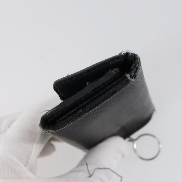 GUCCI GG Supreme Wallet Leather 4 Set Black Beige Auth 153445