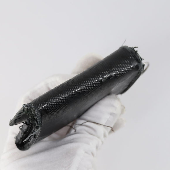 GUCCI GG Supreme Wallet Leather 4 Set Black Beige Auth 153445