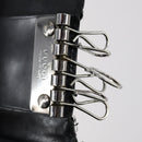 GUCCI GG Supreme Wallet Leather 4 Set Black Beige Auth 153445-20