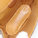 CELINE Macadam Canvas Medallion Shoulder Bag PVC Leather Brown Gold Auth 153467-11