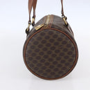 CELINE Macadam Canvas Shoulder Bag PVC Leather Brown Gold Auth 153468-3