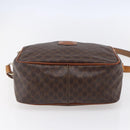 CELINE Macadam Canvas Hand Bag PVC Leather 2way Brown Gold Auth 153470-5