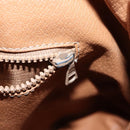 CELINE Macadam Canvas Shoulder Bag PVC Leather Brown Gold Auth 153471-22